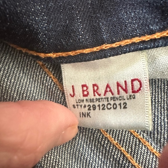 EUC! J Brand Low Rise Petite Pencil Leg 26 Ink Blue - Picture 6 of 7